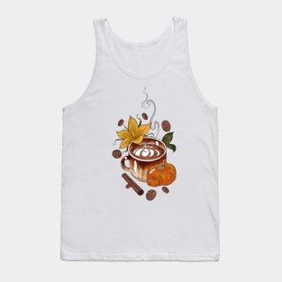 Camping Mug of Pumpkin spice Latte Tank Top